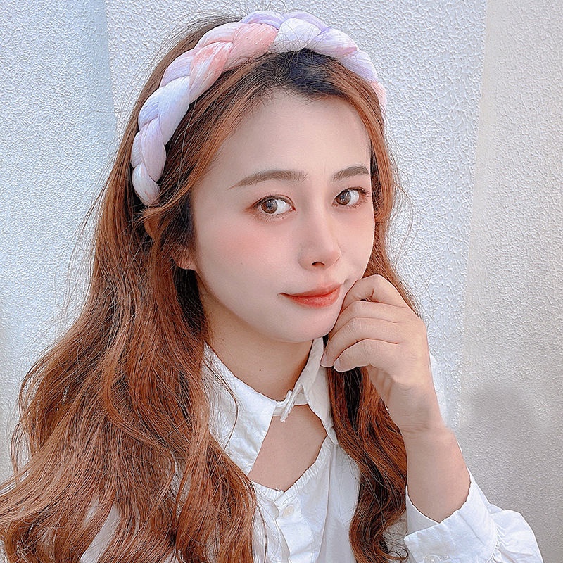 Băng Đô Cài Tóc Dạng Xoắn Phong Cách Hàn Quốc Cổ Điển Thời Trang Xuân Hè Chất Lượng Cao Cho Nữ