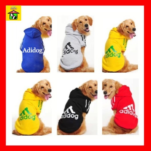 🌟 Quần Áo Chó Mèo Thú Cưng Thể Thao Thu Đông Hoodie Adidog