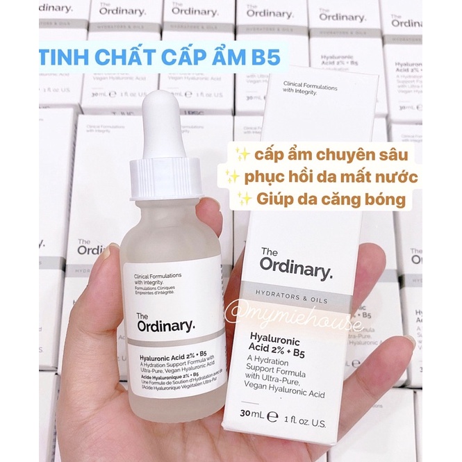 SERUM THE ORDINARY HYALURONIC + B5 - CẤP NƯỚC, DƯỠNG ẨM
