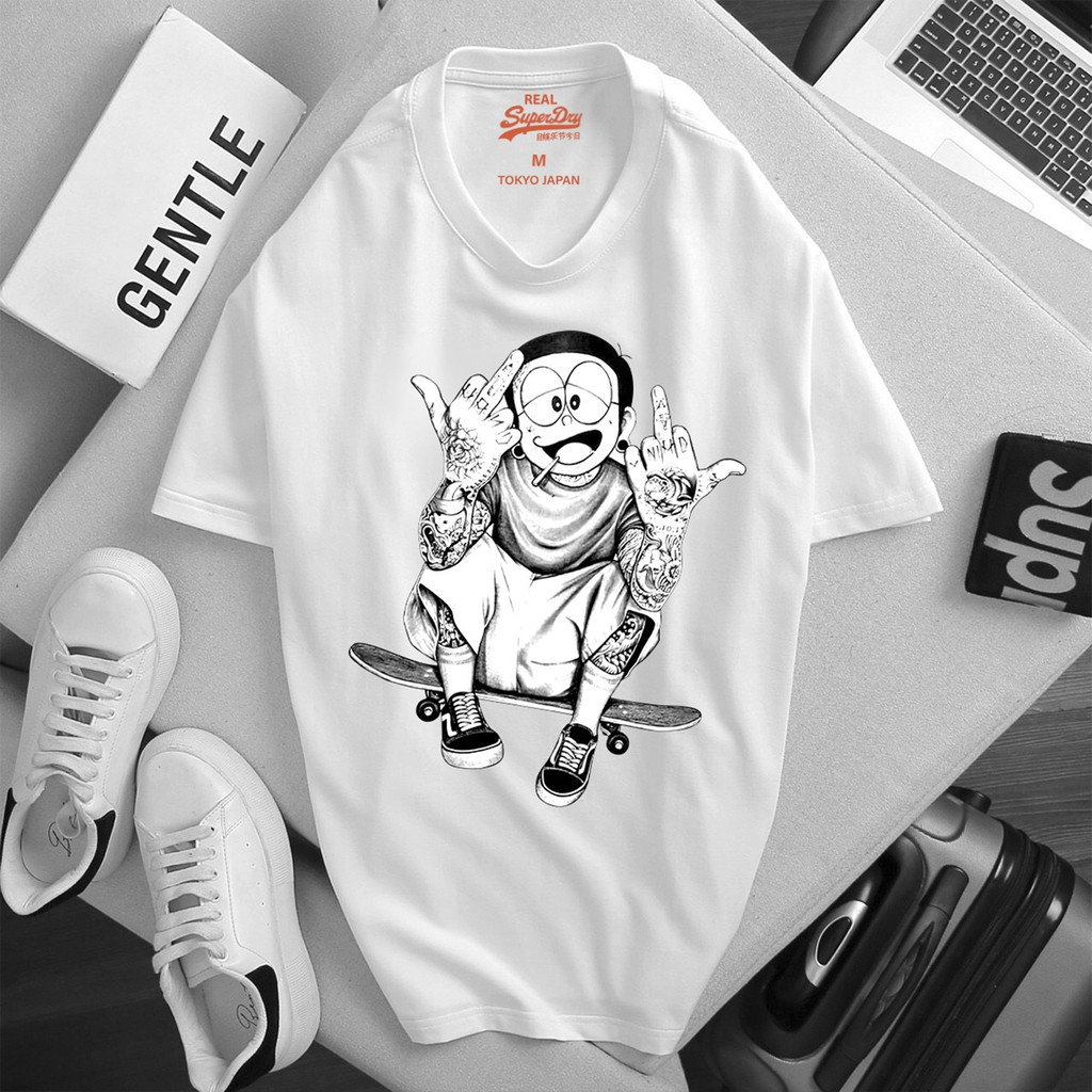 Áo Thun Nam Nữ Unisex Nobita Homie Hàng VNXK