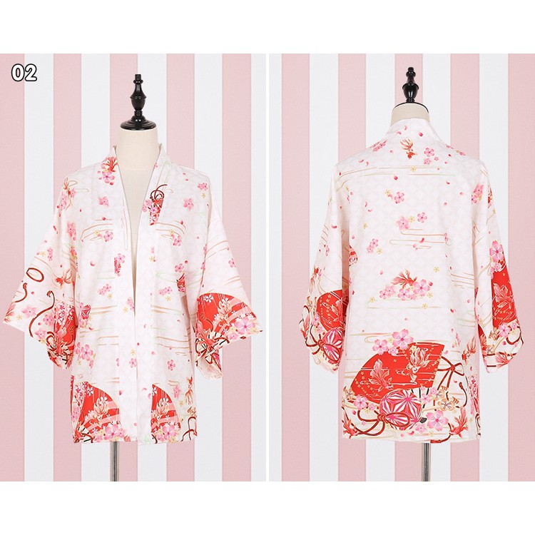 [Săn sale 2018] Áo Haori Cá vàng và hoa anh đào | BigBuy360 - bigbuy360.vn