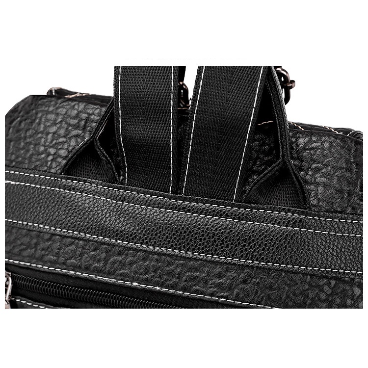 Balo Chuwanglin bằng da thời trang thường ngày cho nữ