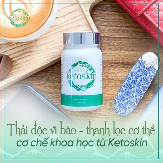 Viên Uống ThảiĐộc Ketoskin 60 viên