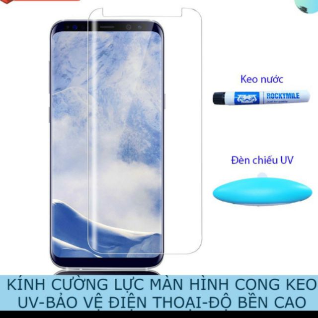 Kính cường lực Samsung S7 Edge full keo nước UV