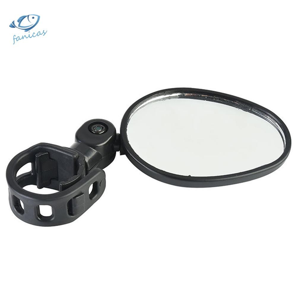 Gương chiếu hậu gắn tay lái xoay được 360 độ màu đen dành cho xe đạp leo núi xe đạp đường trường