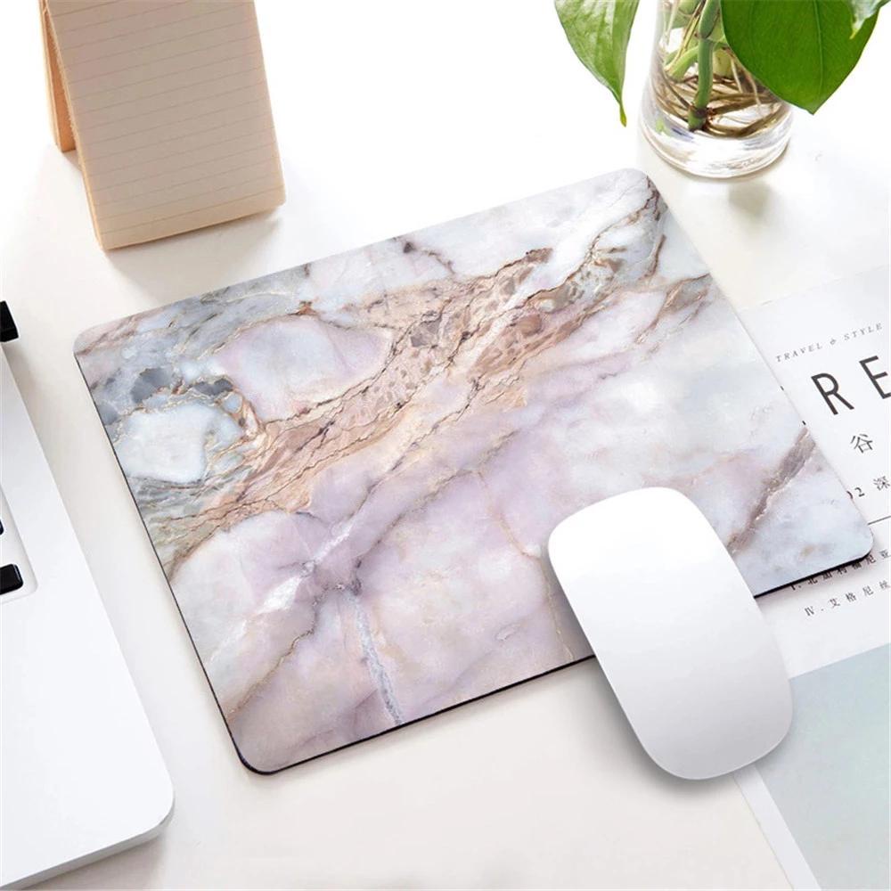 Đế Lót Chuột / Bàn Phím Máy Tính Họa Tiết Đá Hoa Cương Tiện Dụng Cho Văn Phòng