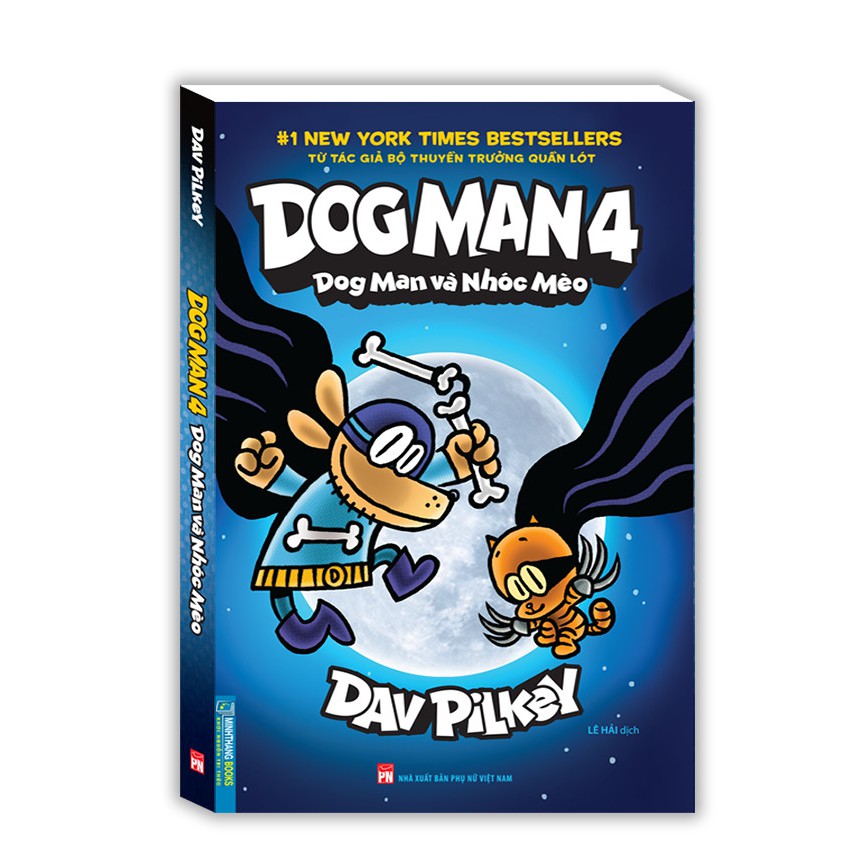 Sách - Combo 4 cuốn Dog Man tập 1 đến tập 4 (Tặng Bút)