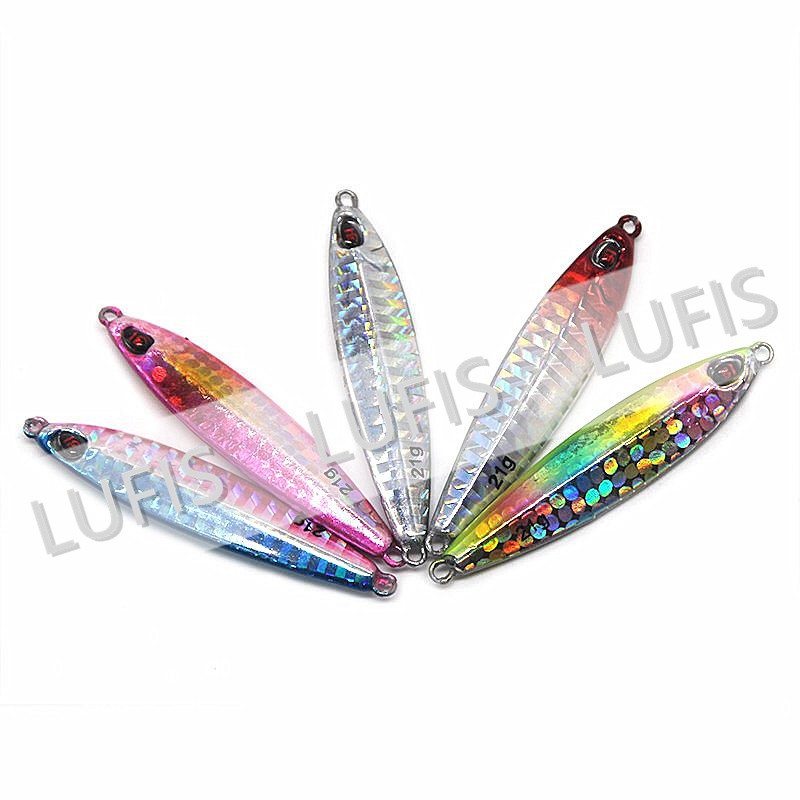 jigging Mồi Câu Cá Giả 3d Bằng Kim Loại 10g / 14g / 21g / Laser Fishing lure