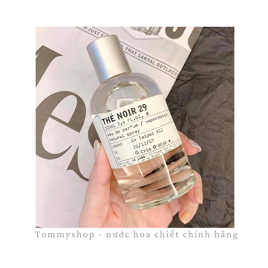 10Ml| Nước hoa Unisex Le Labo THE NOIR 29 hương trà đen
