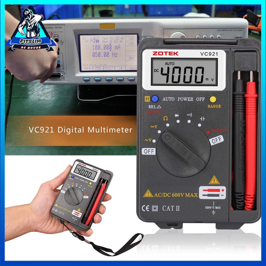 Đồng hồ đo điện vạn năng kỹ thuật số VICTOR VC921 chất lượng cao