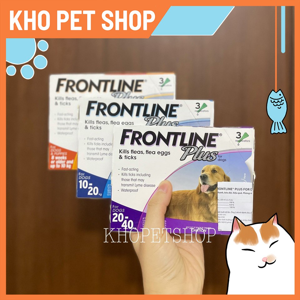 NHỎ GÁY CHO CHÓ FRONTLINE PLUS