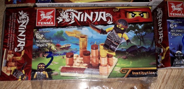 Lắp ráp LegoNinjago Ngồi đền TM6014 rất đẹp