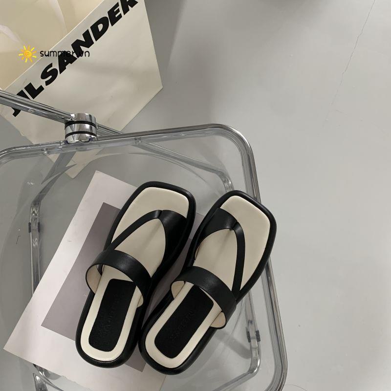 Dép Đi Biển Hở Ngón Đế Dày 202 Phong Cách Mới Dễ Phối Đồ Thời Trang Cho Nữ