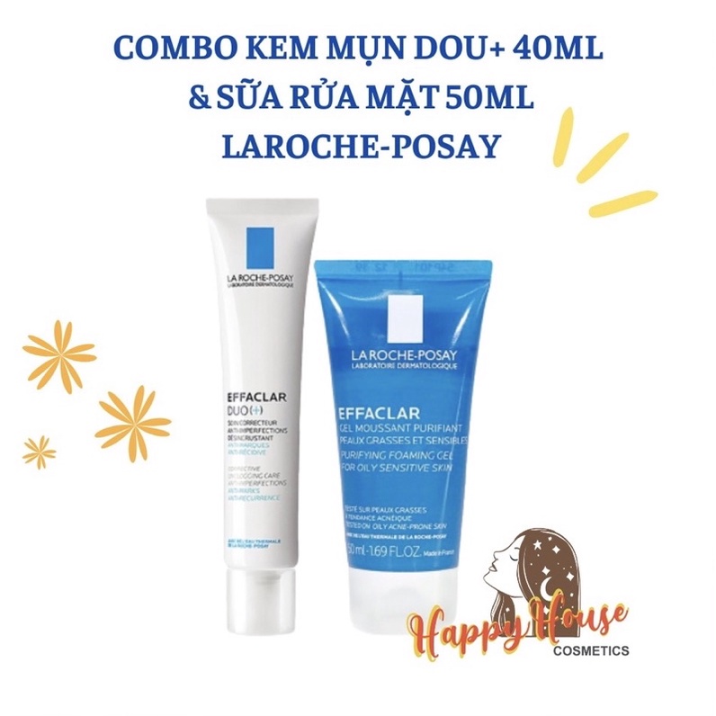 Set kem La Roche-Posay Duo [+] 40ml tặng kèm Sữa rửa mặt La Roche-Posay 50ml