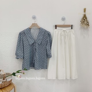 [SALE 79k giá bán 250k ] ÁO SƠMI CỔ TIM TAY BỒNG