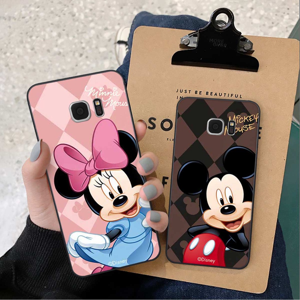 Ốp lưng điện thoại Samsung S6 / S6 EDGE / S7 / S7 EDGE hình mic key min nie mouse thời trang, vỏ ốp rẻ đẹp