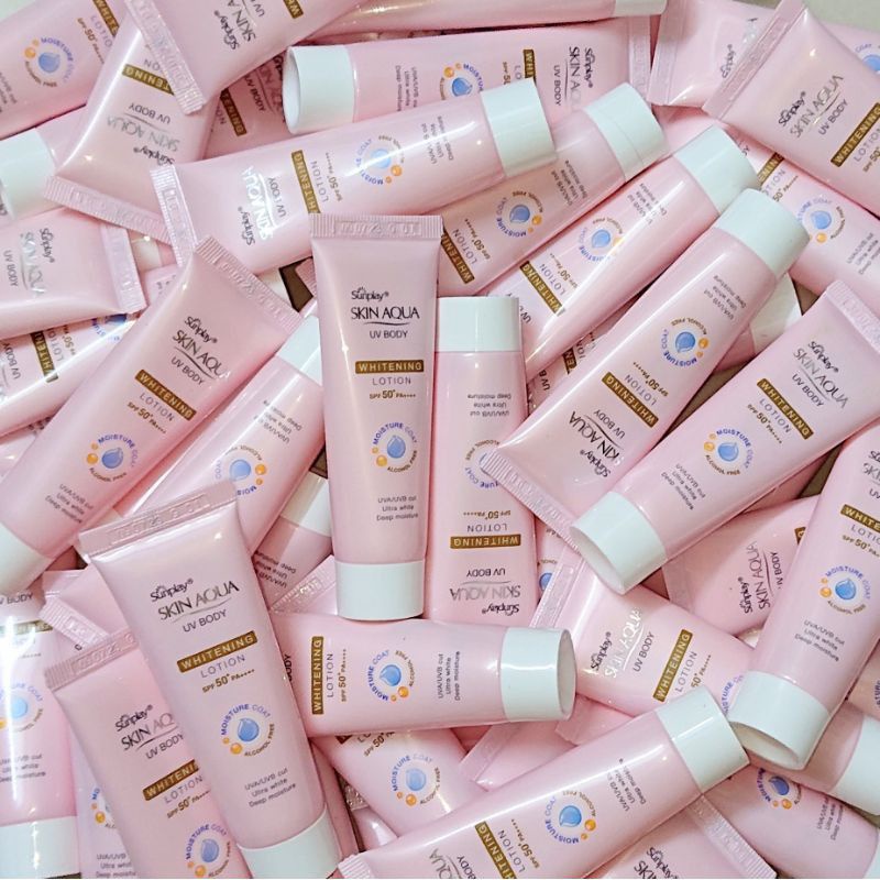 Kem chống nắng dưỡng thể sunplay skin aqua uv body whitening lotion 15 gr