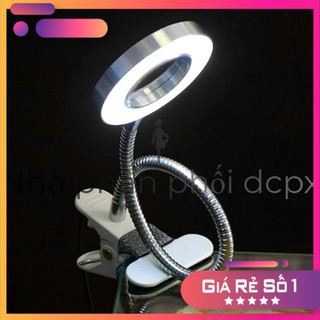 Đèn led mini kẹp bàn làm phun xăm, nail, nối mi , 2 chế độ sáng
