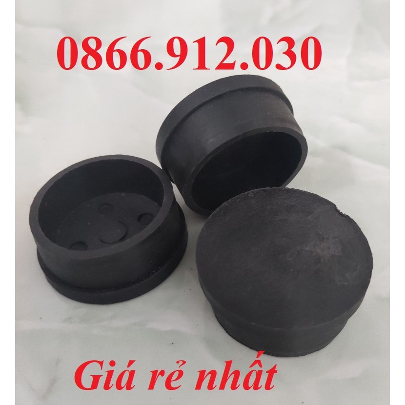 10 chiếc bịt trong phi 42, đầu bịt ống hộp, nút cao su tròn