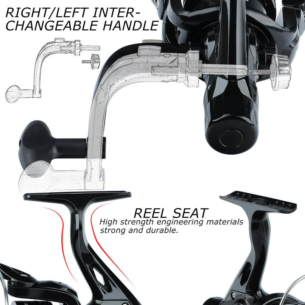 Guồng Quay Câu Cá Sougayilang 4000 Series 4BB Tỷ Lệ Bánh Răng 5.2:1 Trục Quay Nhẹ