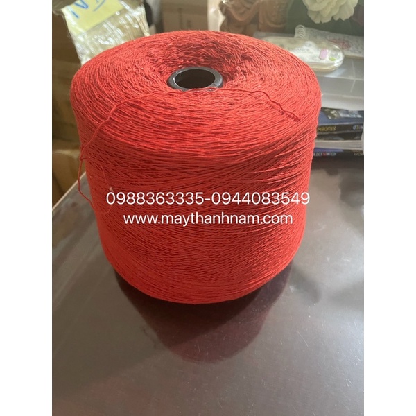 1 cuộn chỉ khâu bao màu đỏ 2kg-chỉ khâu màu đỏ