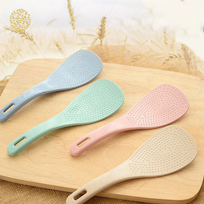 Vá múc cơm bằng nhựa lúa mạch nhiều màu tuỳ chọn