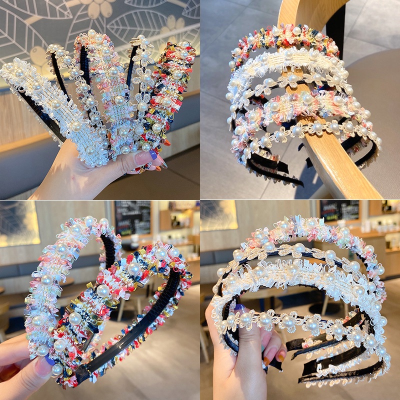 Cài Tóc Hoa Đính Ngọc Trai Thời Trang Cho Nữ