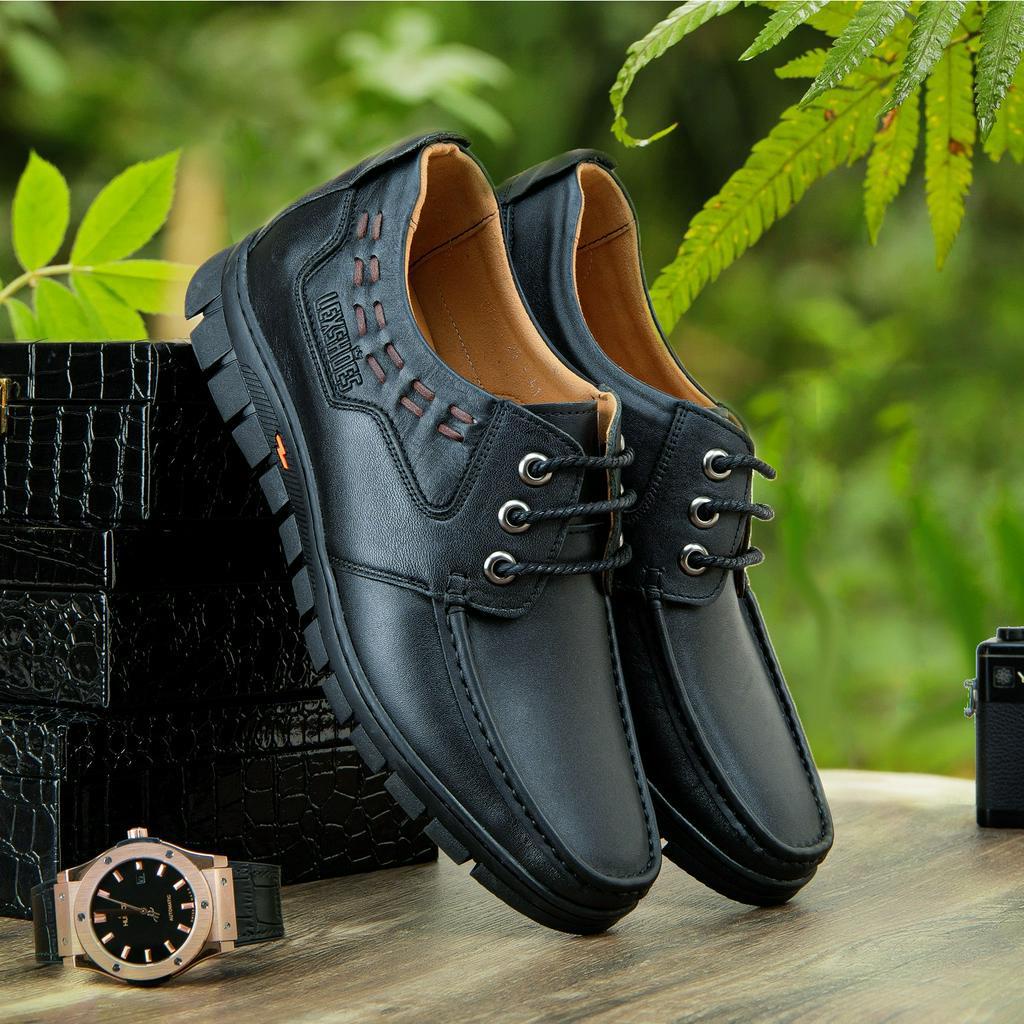 Giày tăng chiều cao bí mật LEXSHOES giày da bò LEX23 cao cấp bảo hành 2 năm