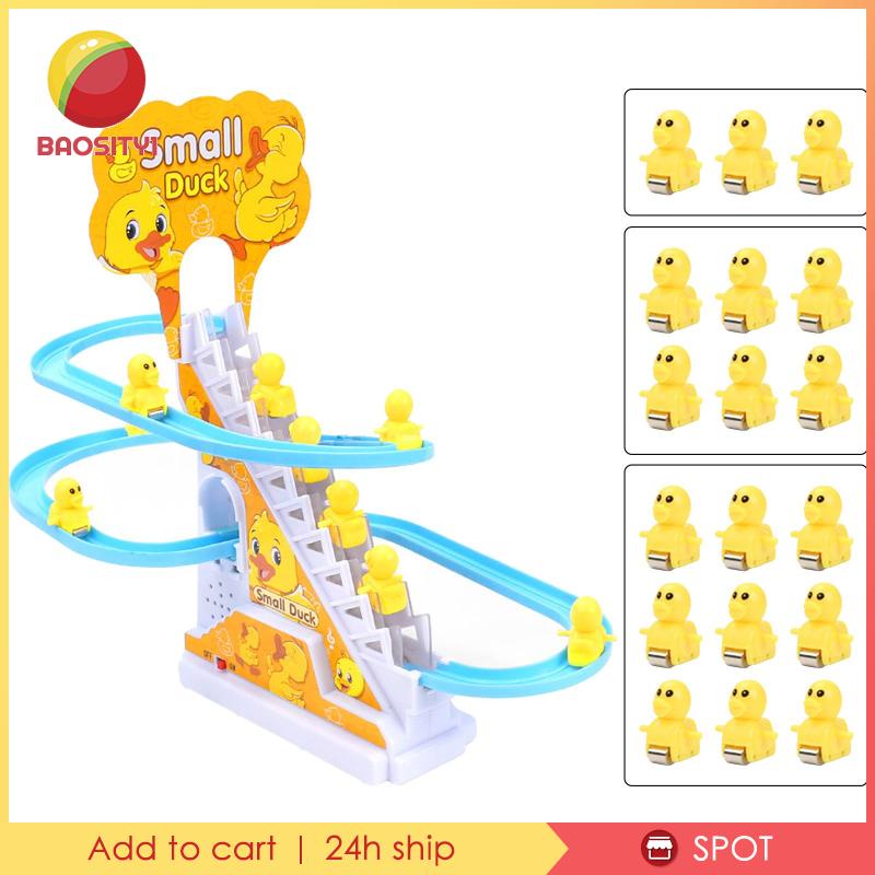 [Baosity1] Bộ Đồ Chơi Vịt Điện Tử Có Đèn LED Và Nhạc Cho Bé