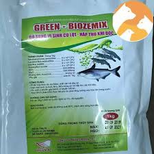 Green Biozemix [1 kg] Chế phẩm xử lý ao nuôi, bể cá