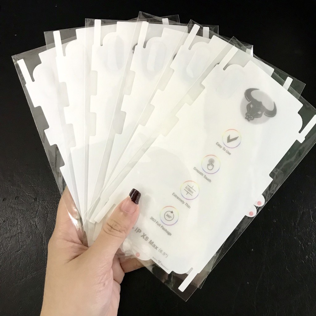 PPF Chống Vân Mặt Lưng Full Viền Dành Cho iPhone 11/11Pro/11ProMax/X/XR/XSmax/6 6S/6Plus/6sPlus/7 8/