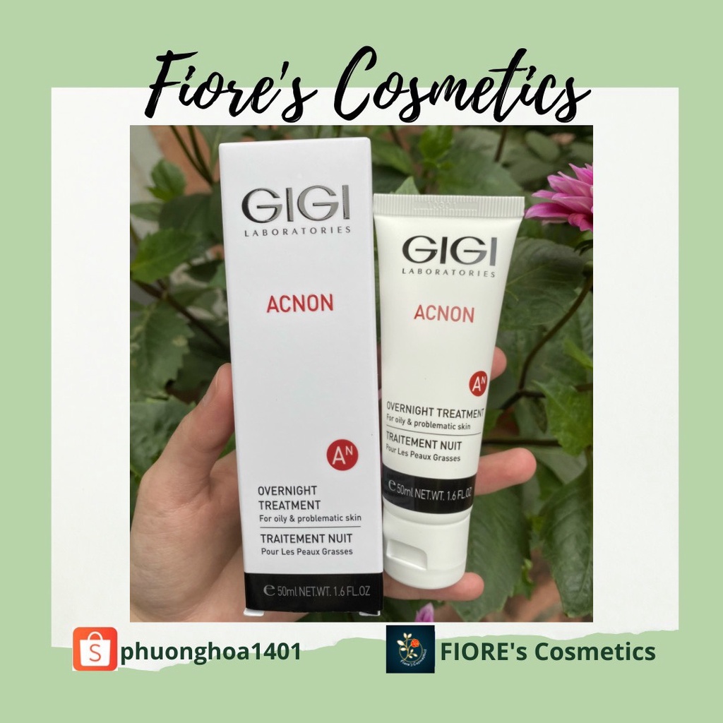 Kem dưỡng xử lý mụn GiGi Acnon Overnight Treatment