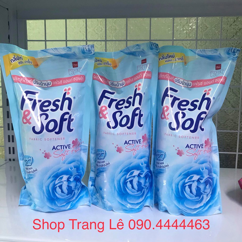 Combo 3 túi Nước xả vải Fresh&Soft túi 550ml
