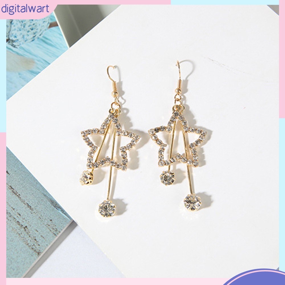 Đôi bông tai họa tiết ngôi sao thời trang cho nữ