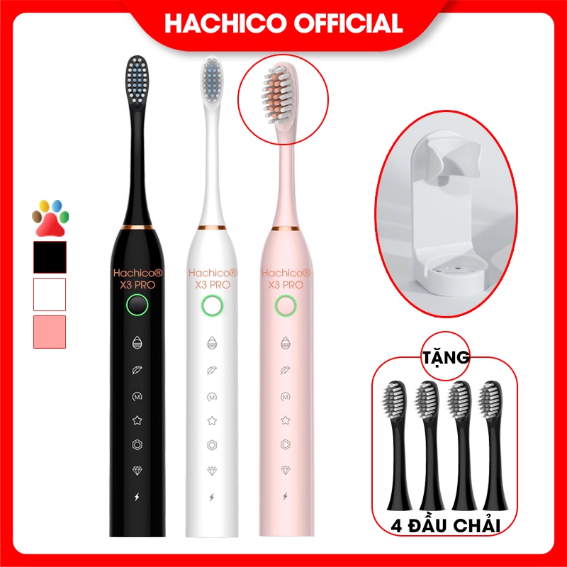 Bàn chải đánh răng điện tự động Sonic X3 và giá treo an toàn gọn gàng I Product