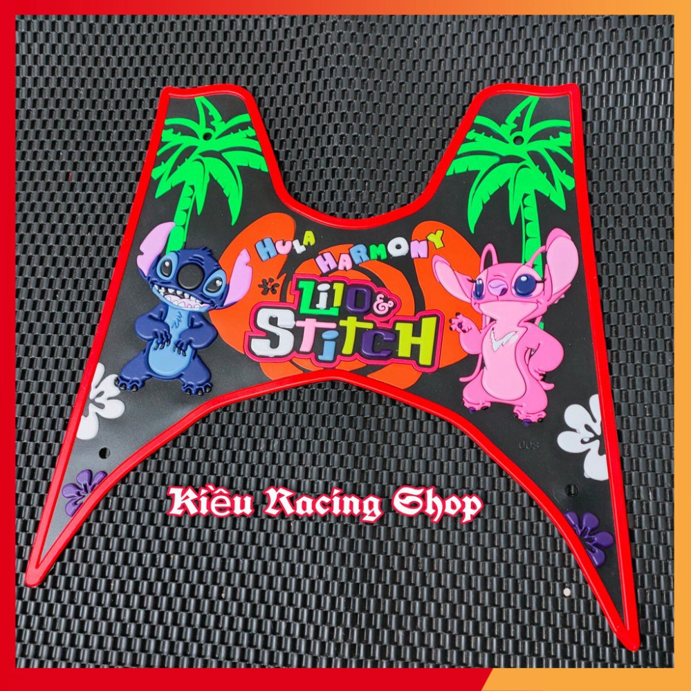 Thảm Thú Hoạt Hình Lót Chân Xe Máy Click Vario Viền Ngẫu Nhiên