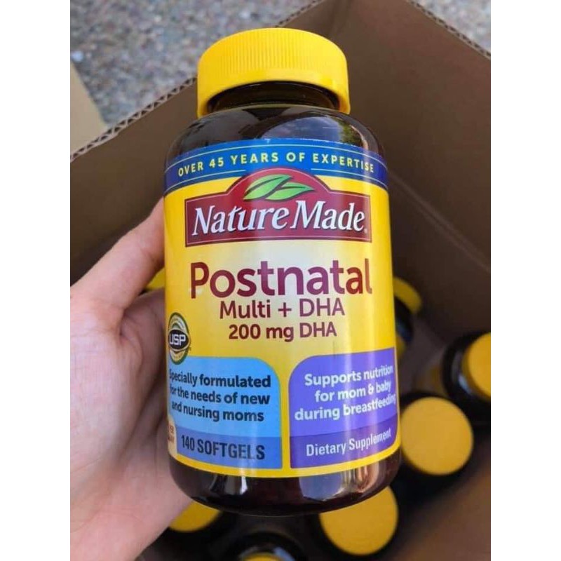 POSNATAL MULTI + DHA 200mg 140 viên của Mỹ