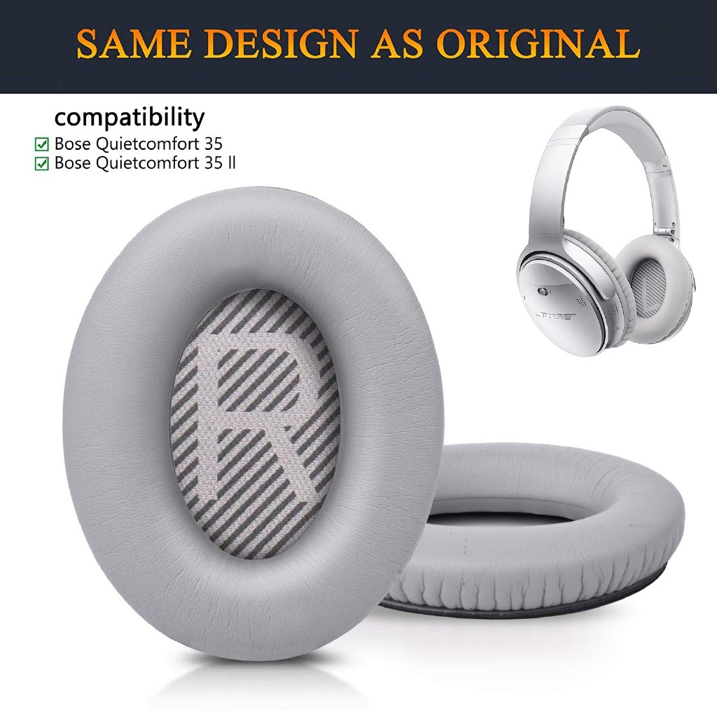 2 Mút Đệm Cho Tai Nghe Trùm Đầu Bose Quietcomfort 35 (Qc35) Và Qc35 Ii (Qc35 Ii)