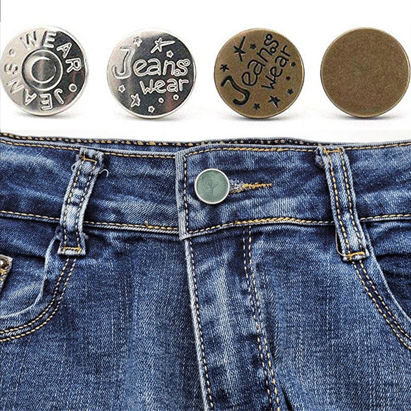 Nút gài điều chỉnh lưng quần không cần đóng tiện lợi