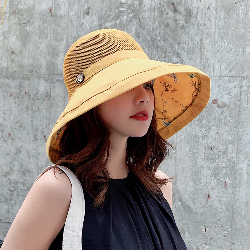 Nón Vành Rộng Chống Tia Uv Thời Trang Cho Nữ