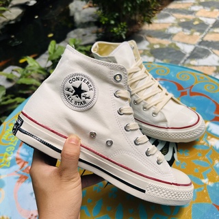 Giầy Thể Thao CONVERSE Trắng  Nam NữCao Cổ  Sneaker CV 1970s Cao Cấp