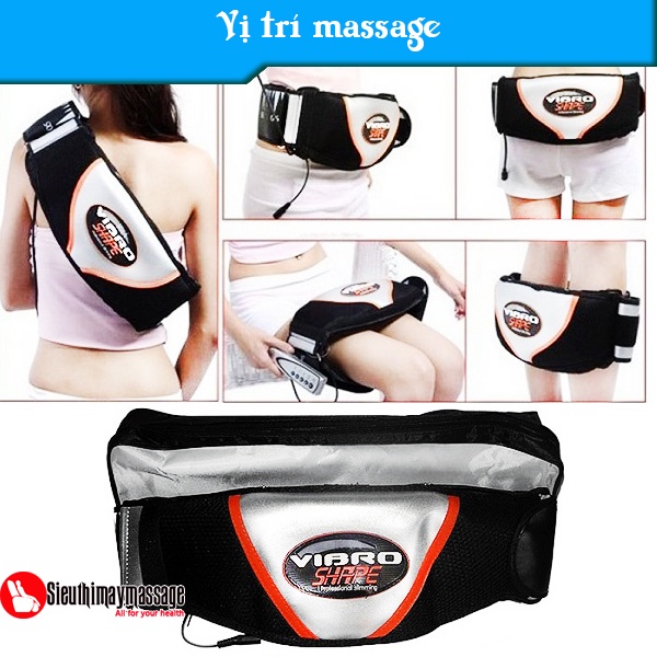 [Hàng Cao Cấp] ĐAI RUNG NÓNG VIBRO SHAPE CAO CẤP, ĐAI MASSAGE TOÀN THÂN ĐA NĂNG - Bảo Hành 12 Tháng