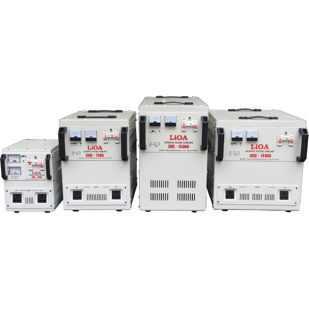 Ổn áp LiOA 10KVA DRI-10000 II dải 90V-250V thế hệ mới dây đồng nguyên chất