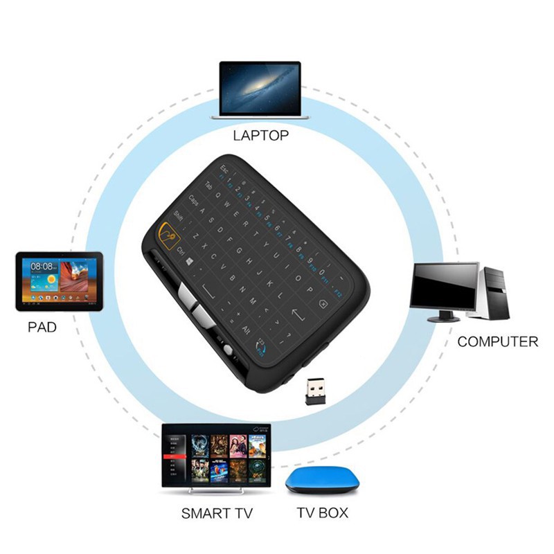 Bàn phím mini H18 Wireless Keyboard Android & màn hình TV Box