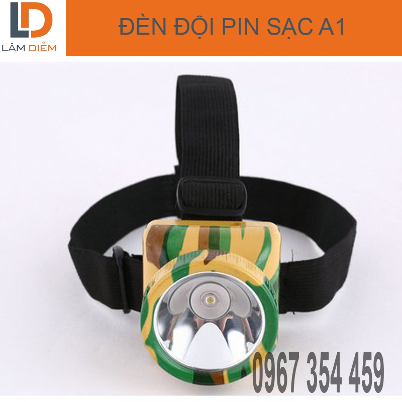 Đèn đội đầu pin sạc A1