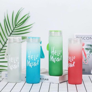 🍅FREE SHIP🍅 - BÌNH NƯỚC THỦY TINH HELLO MASTER CAO CẤP 480ML