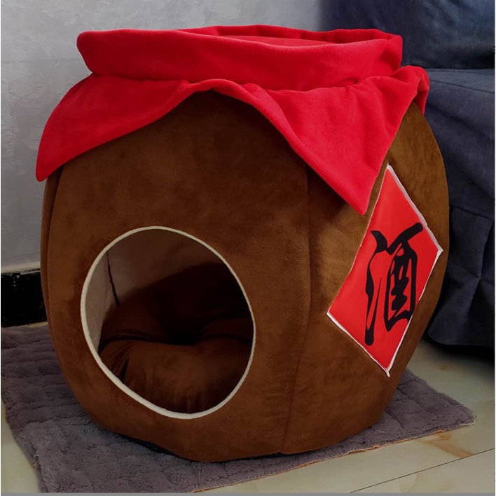 [Cao cấp]Ổ giường cho chó mèo cổ trang/ đệm êm ái cực chất chơi cho thú cưng