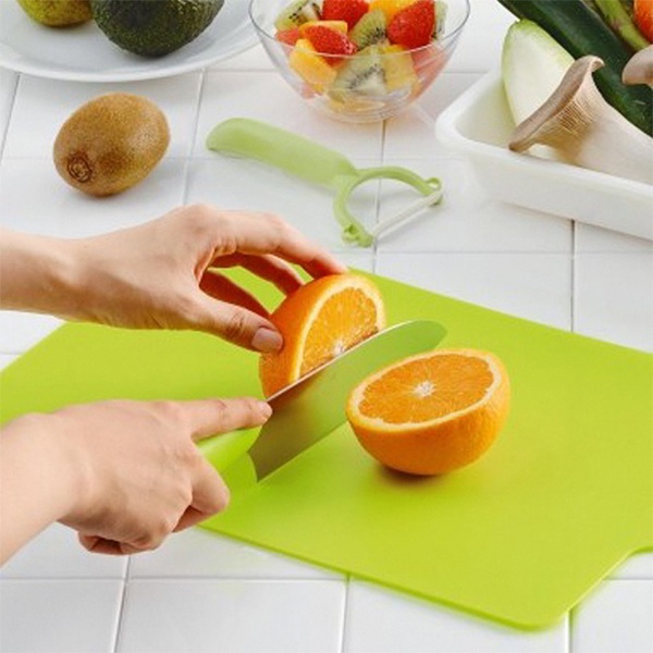 Thớt Nhựa Dẻo PP Kháng Khuẩn Chống Trượt Nhiều Màu Vệ Sinh Dễ Dàng