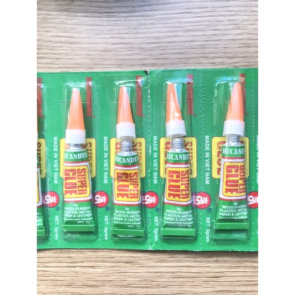 Kéo dán dép Supper Glue siêu chắc đa năng có thể dán da gổ nhựa giấy ruột xe