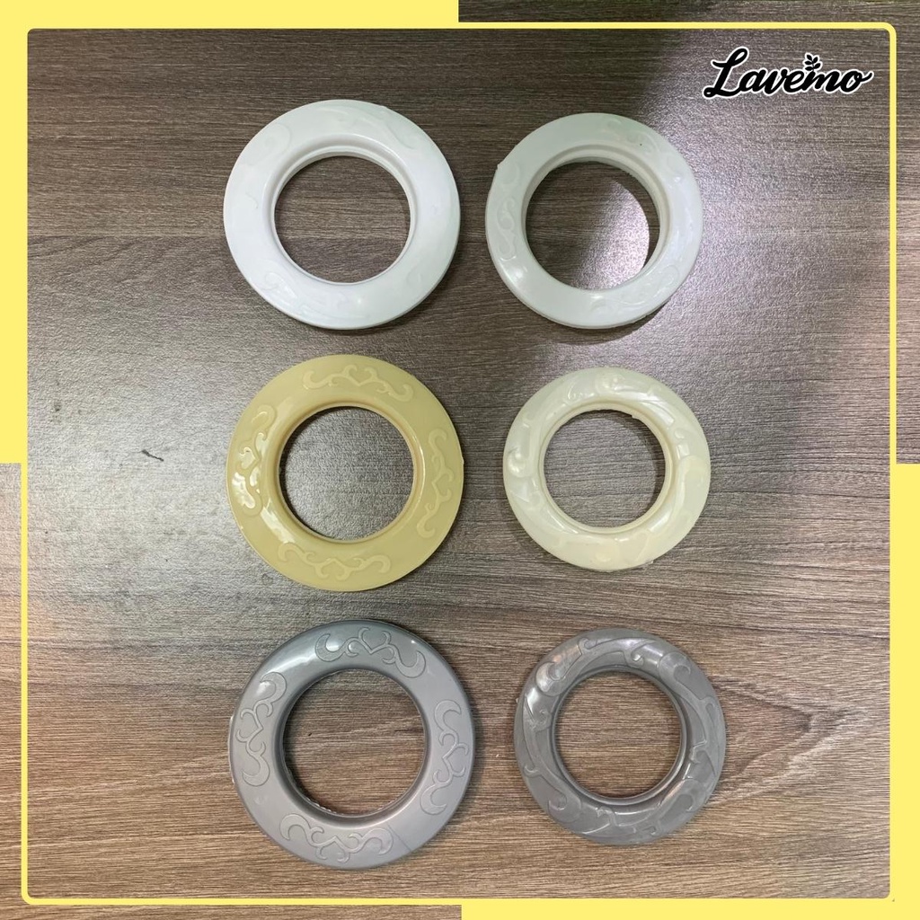 Khoen Ore Rèm Vải LAVEMO Vòng Ốp Nhựa Chống Bung May Rèm Vải Ore Rèm Rido Phi 28 - 32 Phụ Kiện Màn Cửa Đẹp K01